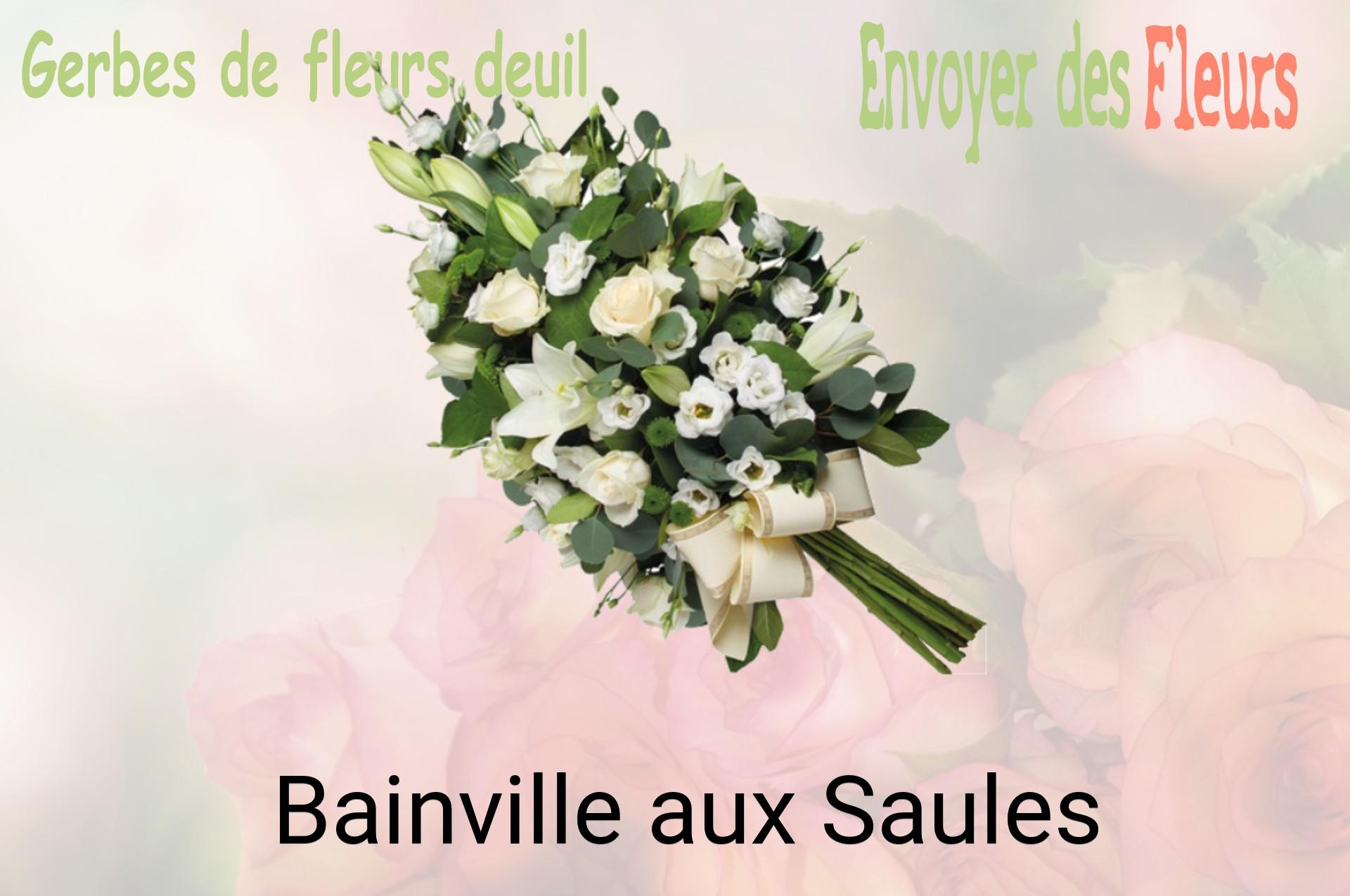 Gerbe de fleurs de deuil livrée à Bainville-aux-Saules